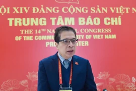 L’ambassadeur Dang Minh Khôi, membre de la délégation du Comité du Parti du ministère des Affaires étrangères. Photo : VNA