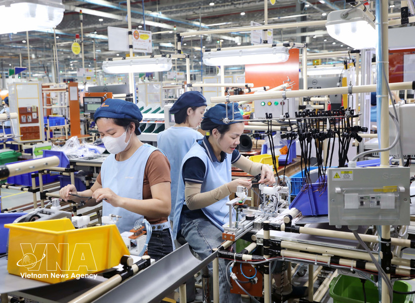 Le bon fonctionnement des projets d'IDE témoigne de la confiance des investisseurs dans le climat des affaires au Vietnam. Photo : VNA
