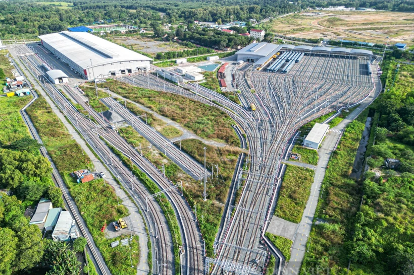 Une gare de métro à Hô Chi Minh-Ville. Photo: baodatu.vn