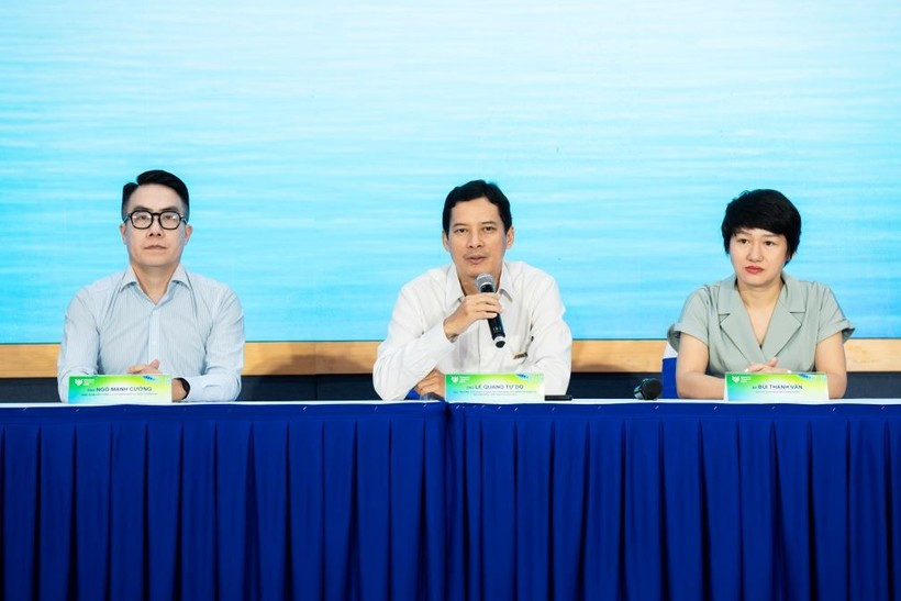 Lê Quang Tu Do, directeur de l’Autorité de la radiodiffusion et de l’information électronique, s'exprime lors du lancement du programme le 10 septembre. Photo: VNA