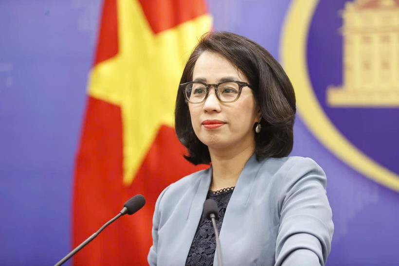 La porte-parole du ministère des Affaires étrangères, Pham Thu Hang. Photo: ministère des Affaires étrangères