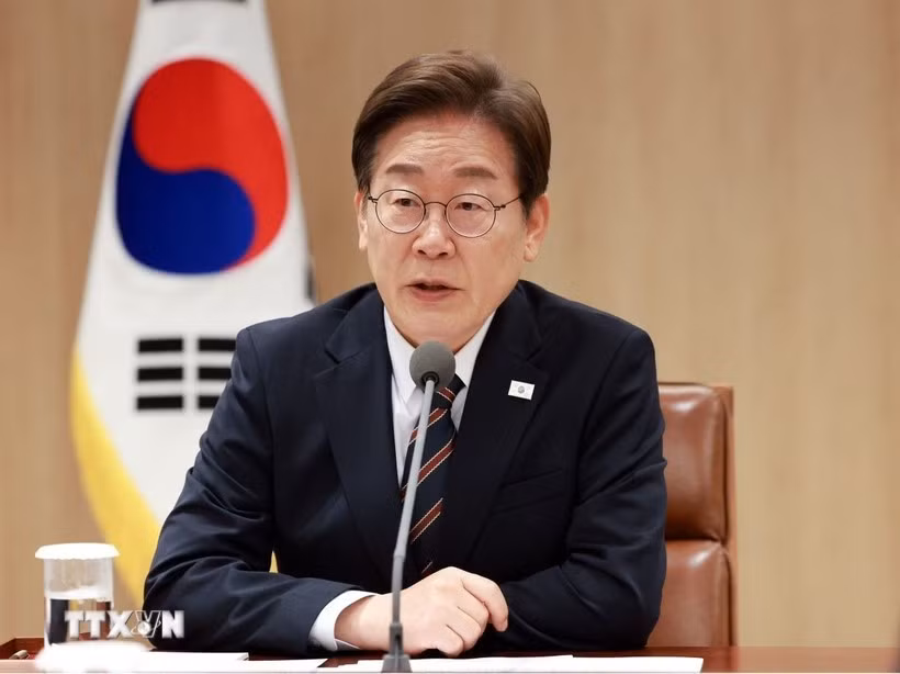 Le président sud-coréen Lee Jae Myung. Photo: Yonhap/VNA