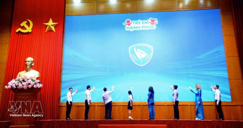 Cérémonie de lancement du Mois d’action pour les enfants 2026. Photo: VNA