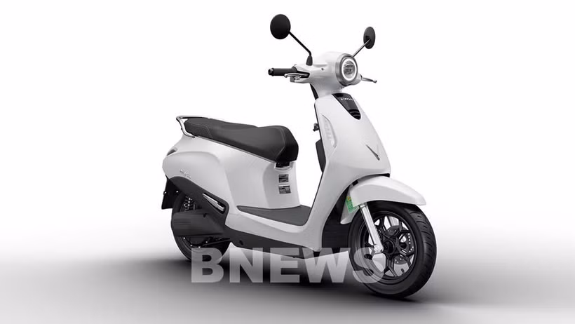 La moto électrique Vinfast Evo. 
