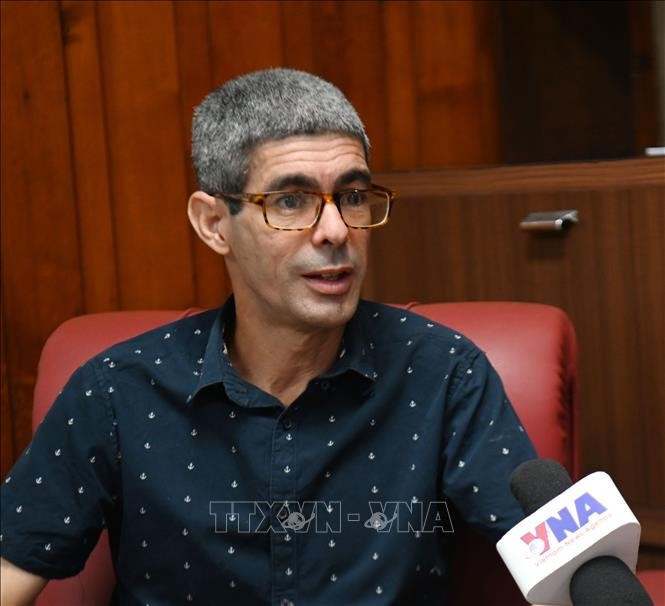 Norland Rosendo González, directeur général de l'Agence de presse cubaine. Photo: VNA