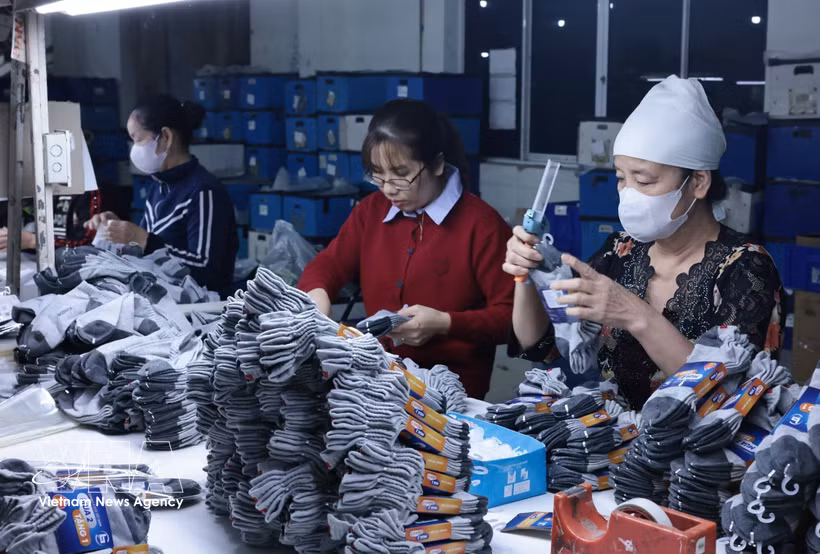 Le marché intérieur constitue une véritable "mine d'or" encore sous-exploitée pour les entreprises du textile, de l'habillement et de la chaussure. Photo: VNA