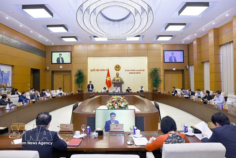Panorama de la 55e réunion du Comité permanent de l’Assemblée nationale, le 2 mars à Hanoï. Photo: VNA