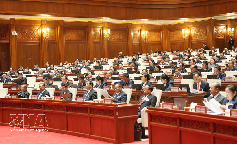 Première session de la 10e législature de l'Assemblée nationale du Laos. Photo : VNA
