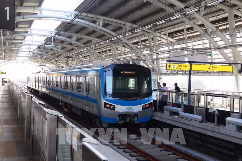 Hô Chi Minh-Ville prévoit de développer un réseau de métro comprenant 27 lignes s'étendant sur plus de 1 000 km. Photo : VNA