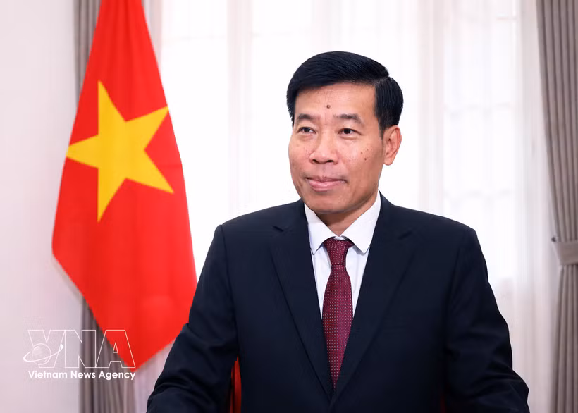 Le vice-ministre vietnamien des Affaires étrangères, Nguyen Manh Cuong. Photo: VNA
