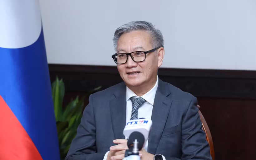 Le ministre lao des Affaires étrangères, Thongsavanh Phomvihane. Photo: VNA