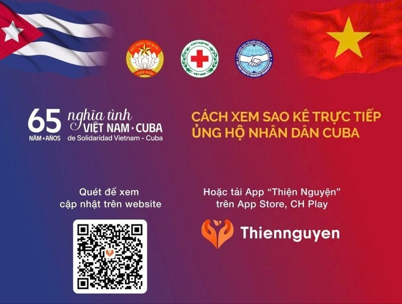 Campagne de solidarité : 117 mds de dongs mobilisés pour soutenir le peuple cubain