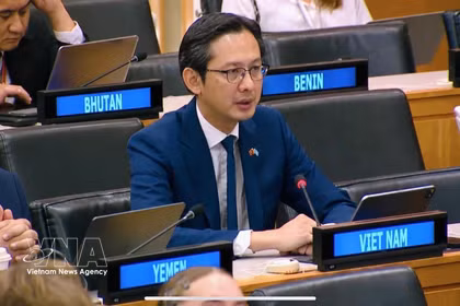 Ambassadeur Do Hung Viet, chef de la Mission permanente du Vietnam auprès de l’ONU. Photo: VNA 
