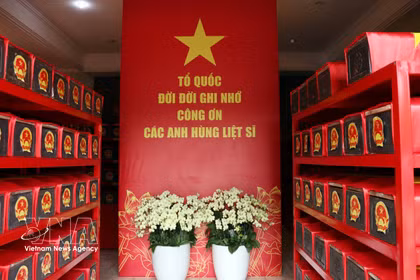 après trois mois de recherches au parc Le Thi Rieng, à Ho Chi Minh-Ville, l’équipe K74 a retrouvé et exhumé 664 restes de soldats tombés au combat, dont 33 provenant de huit tombes collectives. Photo: VNA