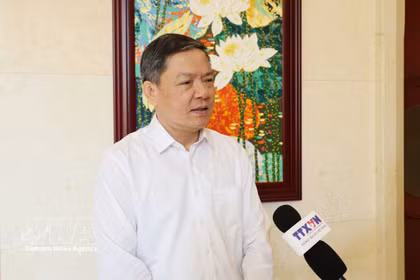 Nong Duc Lai, conseiller commercial de l’ambassade du Vietnam en Chine. Photo: VNA