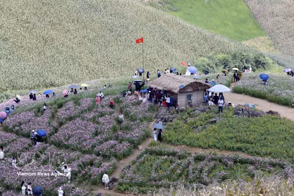 Du 31 août au 2 septembre, une série d’activités culturelles, sportives et touristiques s’est tenue à la porte frontière internationale de Long Sap, dans la commune de Long Sap, attirant de nombreux visiteurs et habitants des zones frontalières du Vietnam et du Laos. Photo: VNA