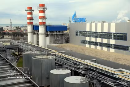 Centrale thermique du géant gazier Gazprom à Sotchi, en Russie. Photo : AFP/VNA