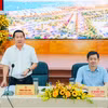 Dinh Van Noi, secrétaire adjoint du Comité provincial du Parti et secrétaire du Comité du Parti de la zone spéciale de Phu Quôc à la rencontre. Photo: baoangiang.com