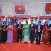 Cérémonie d'ouverture du stand du Vietnam au Salon international du commerce de l’Uttar Pradesh. Photo: VNA