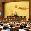 L’Assemblée nationale (AN) du Vietnam a adopté le 24 août une Résolution portant le coût préliminaire total du projet de construction de la ligne ferroviaire Lao Cai-Hanoï-Hai Phong à 289 339 milliards de dôngs. Photo: VBA