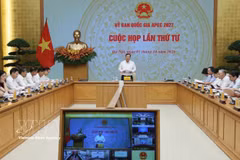 Le vice-Premier ministre permanent Pham Gia Tuc, préside la quatrième réunion du Comité national pour l'APEC 2027. Photo: VNA