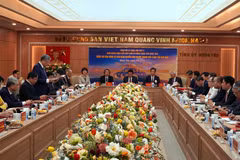 Échange théorique entre le Parti communiste du Vietnam et le Parti communiste japonais. Photo: VNA