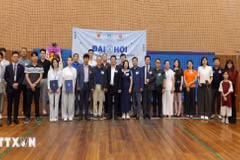 Le Festival sportif des étudiants vietnamiens en République de Corée, en juillet 2026, a attiré près de 1.000 jeunes. Photo : VNA