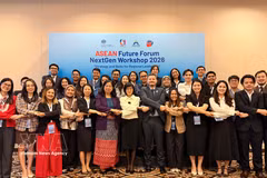 Délégués participant à l'atelier intitulé « ASEAN Future Forum NextGen : Strategy and Skills for Regional Leadership ». Photo: VNA