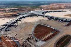 L'aéroport international de Long Thanh est en construction et devrait être opérationnel d'ici fin 2026. Photo : VNA