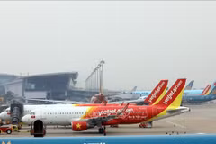 Vietjet Air a annoncé le 7 mai que tous ses vols vers et depuis l'Inde continuaient à être assurés comme prévu, malgré les tensions entre le Pakistan et l'Inde. Photo: VNA