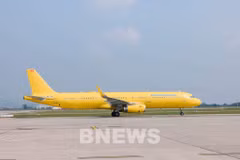 Vietravel Airlines a officiellement réceptionné un Airbus A321. Photo: Bnews/VNA