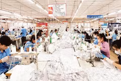 Production des produits de textile-habillement à la Compagnie par actions du textile Hoa Tho. Photo: VNA