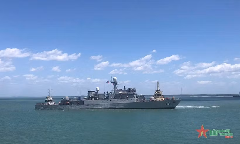 Le navire 18 de la Marine vietnamienne. Photo: qdnd.vn