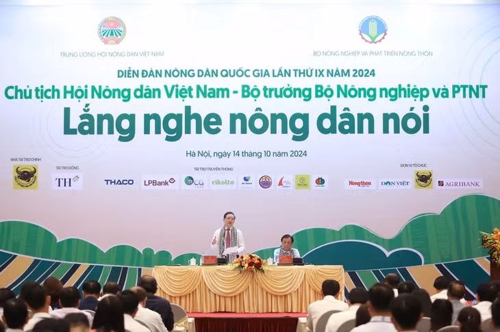 Le 9e Forum national des agriculteurs a pour thème «Écouter ce que disent les agriculteurs». Photo: CTV/Vietnam+