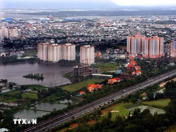 Un coin de la ville de Vung Tau. Photo: VNA
