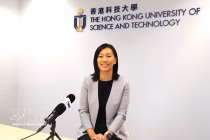 La professeure Emily M. Nason, directrice des admissions de la HKUST. Photo: VNA