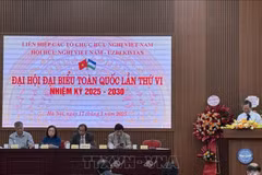 Le 6e Congrès national de l'Association d'amitié Vietnam-Ouzbékistan pour la période 2025-2030. Photo: VNA