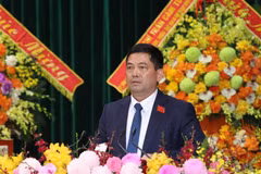 Nguyên Hông Thai, secrétaire du Comité du Parti de Bac Ninh. Photo: VNA