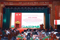 La conférence consacrée au bilan des missions réalisées en 2026 et à l’évaluation de la première phase de cette campagne. Photo: daibuenhandan.vn