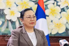 L’ambassadrice du Laos au Vietnam, Khamphao Ernthavanh. Photo: VNA