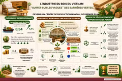 L'industrie du bois du Vietnam: “Surfer sur les vagues” des barrières vertes, devenir un centre de production mondial de premier plan