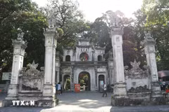 Le temple Quan Thanh. Photo: VNA