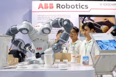 Des produits technologiques et robotiques lors de l'événement. Photo: VNA