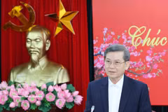 Le membre du Bureau politique Lê Minh Tri, chef de de la Commission centrale des affaires intérieures du Parti. Photo: VNA