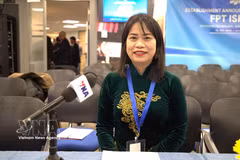 Truong Thi Hong, présidente de l’Association des Vietnamiens en Israël. Photo : VNA