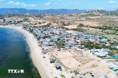 Le projet de centrale nucléaire de Ninh Thuân 1 devrait être construit dans le hameau de Vinh Truong, commune de Phuoc Dinh, province de Khanh Hoa. Photo: VNA