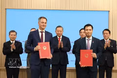 ​Le secrétaire général du Parti et président de la République, Tô Lâm, assiste le 22 septembre à New York à la cérémonie de remise de plusieurs documents et accords de coopération entre le Vietnam et les agences des Nations unies (ONU). Photo: VNA