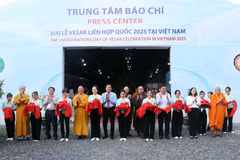 Inauguration du centre de presse du Vesak des Nations Unies 2025