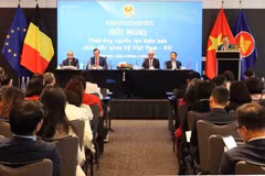 La conférence "Promouvoir les ressources de la communauté vietnamienne en Europe pour renforcer les relations Vietnam - UE" s’est tenue le 7 juin à Bruxelles