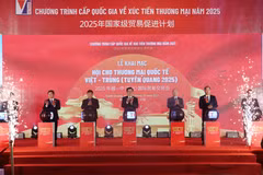 Cérémonie d'ouverture de la Foire commerciale internationale Vietnam–Chine à Tuyên Quang. Photo: VNA